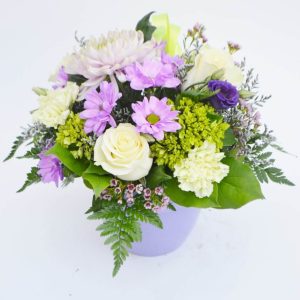 Arrangement mauve éclatant
