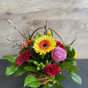 Arrangement fleurs en folie