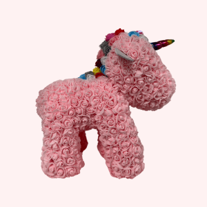 Licorne de roses